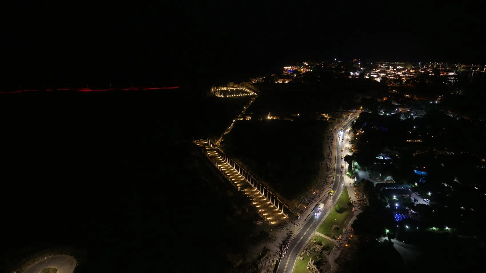 Side Antik Kenti artık gece gezginlerini ağırlıyor