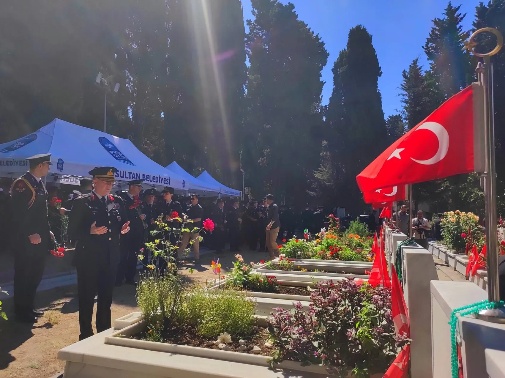 Jandarma teşkilatı kuruluş yıl dönümünde şehitlerini andı