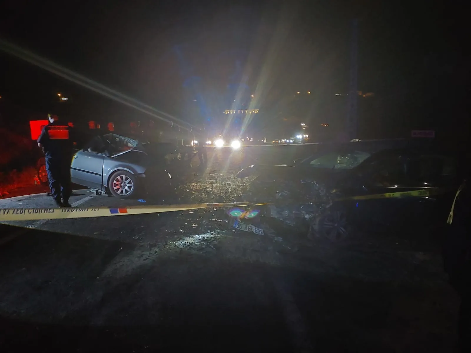 Nevşehir Alacaşar köyü girişindeki kazada bir kişi hayatını kaybetti