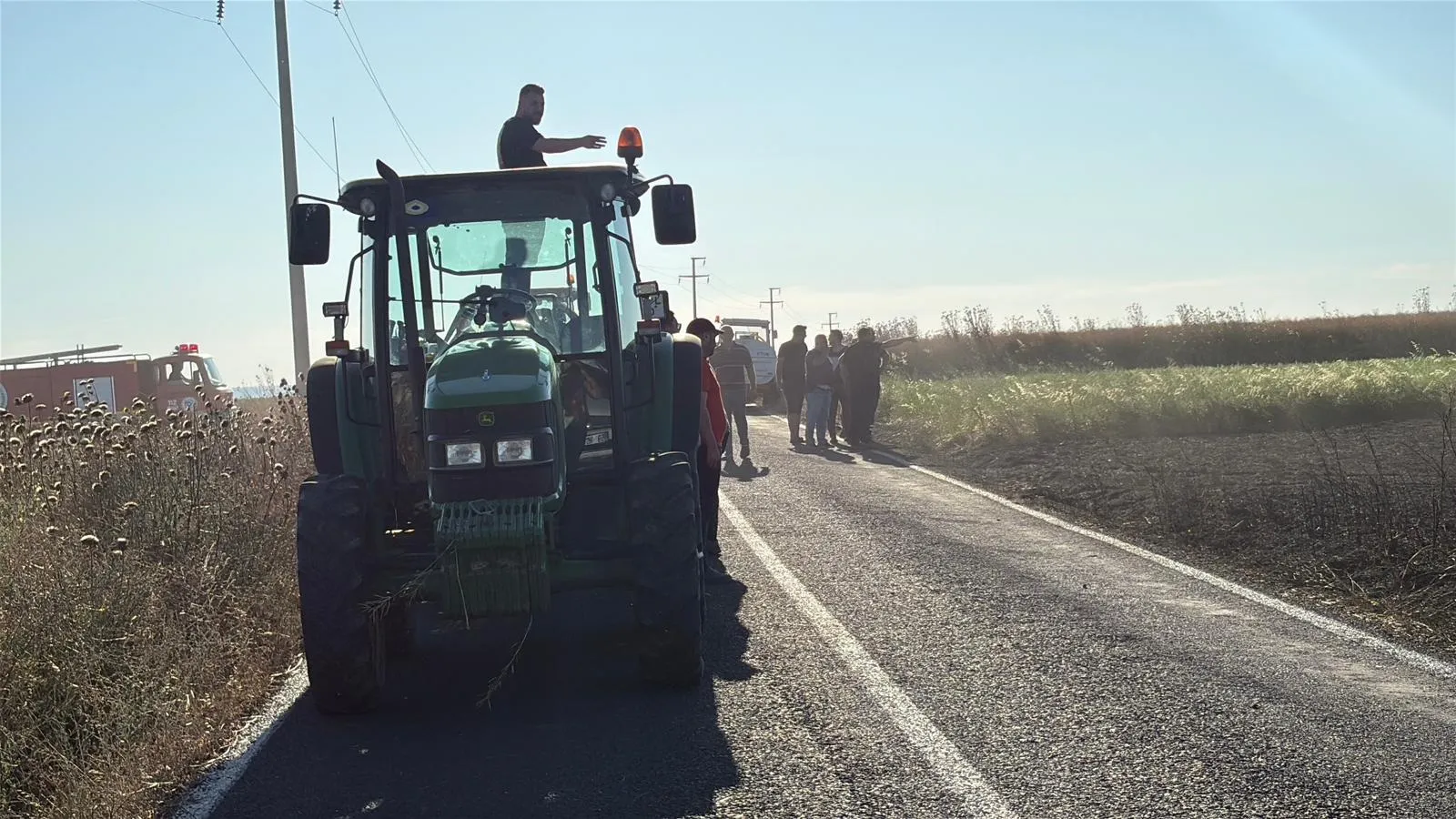 Tekirdağ'da hasat öncesi büyük yangın korkusu