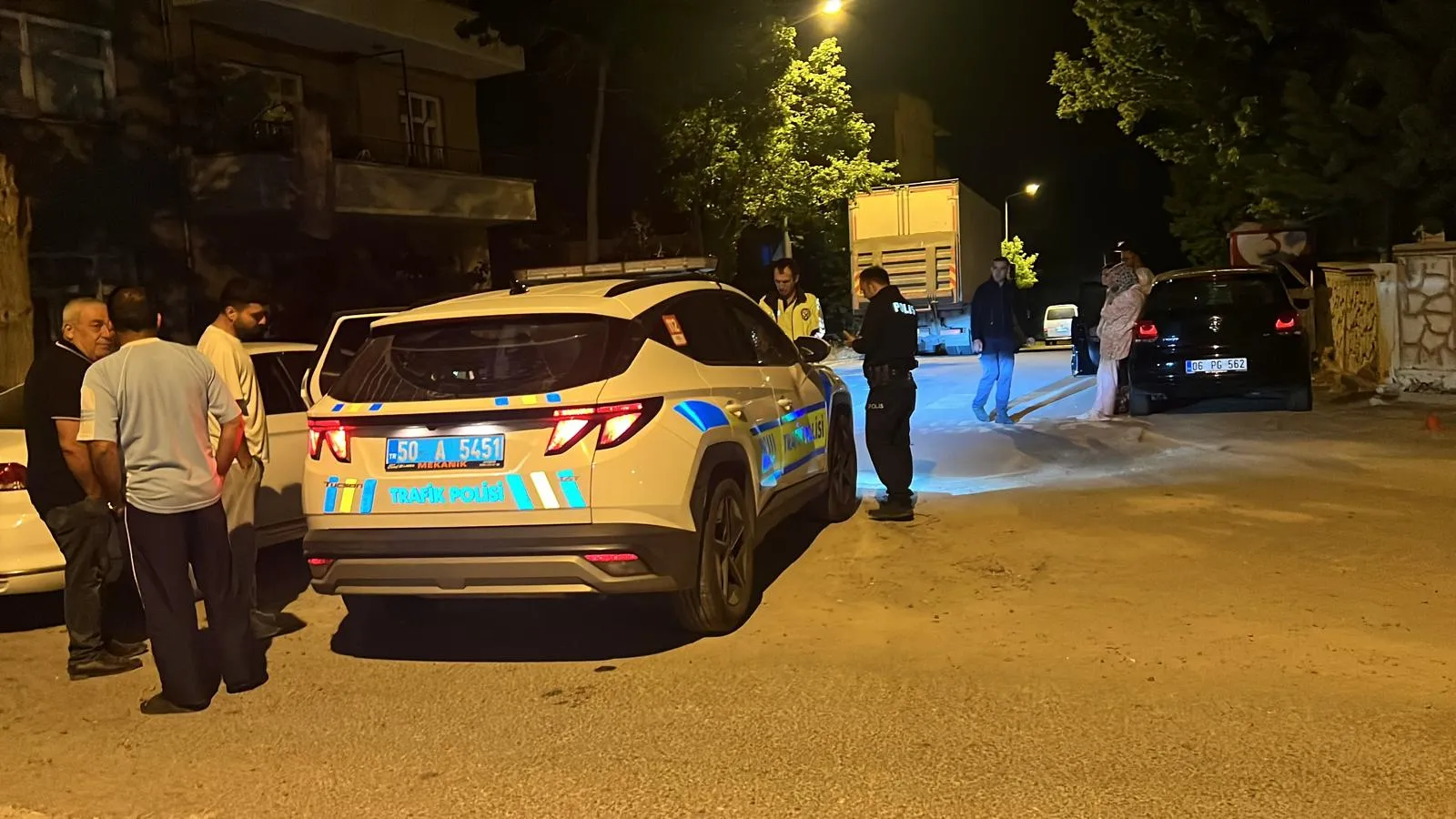 Nevşehir'de kaza yaptıktan sonra direksiyon başında sızdı