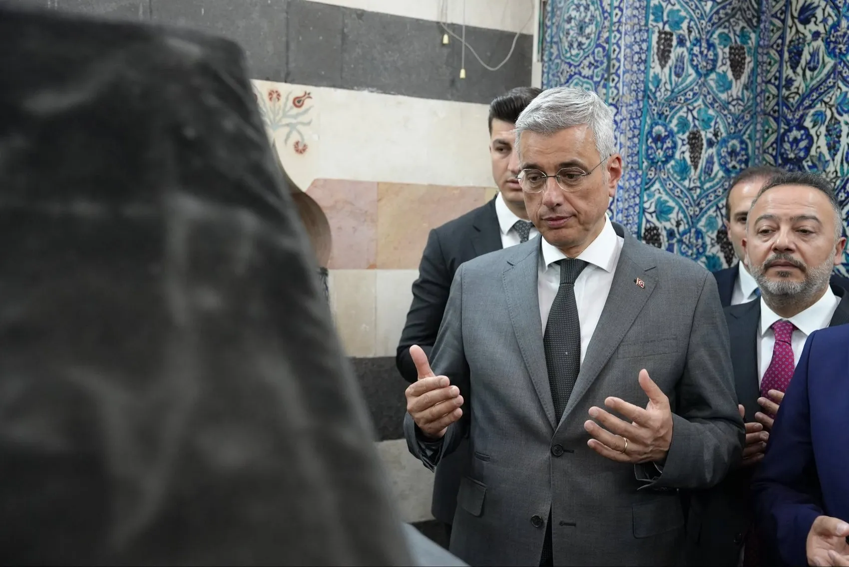 Sağlık Bakanı Memişoğlu Şam ziyaretinde Emevi Camii'ne gitti