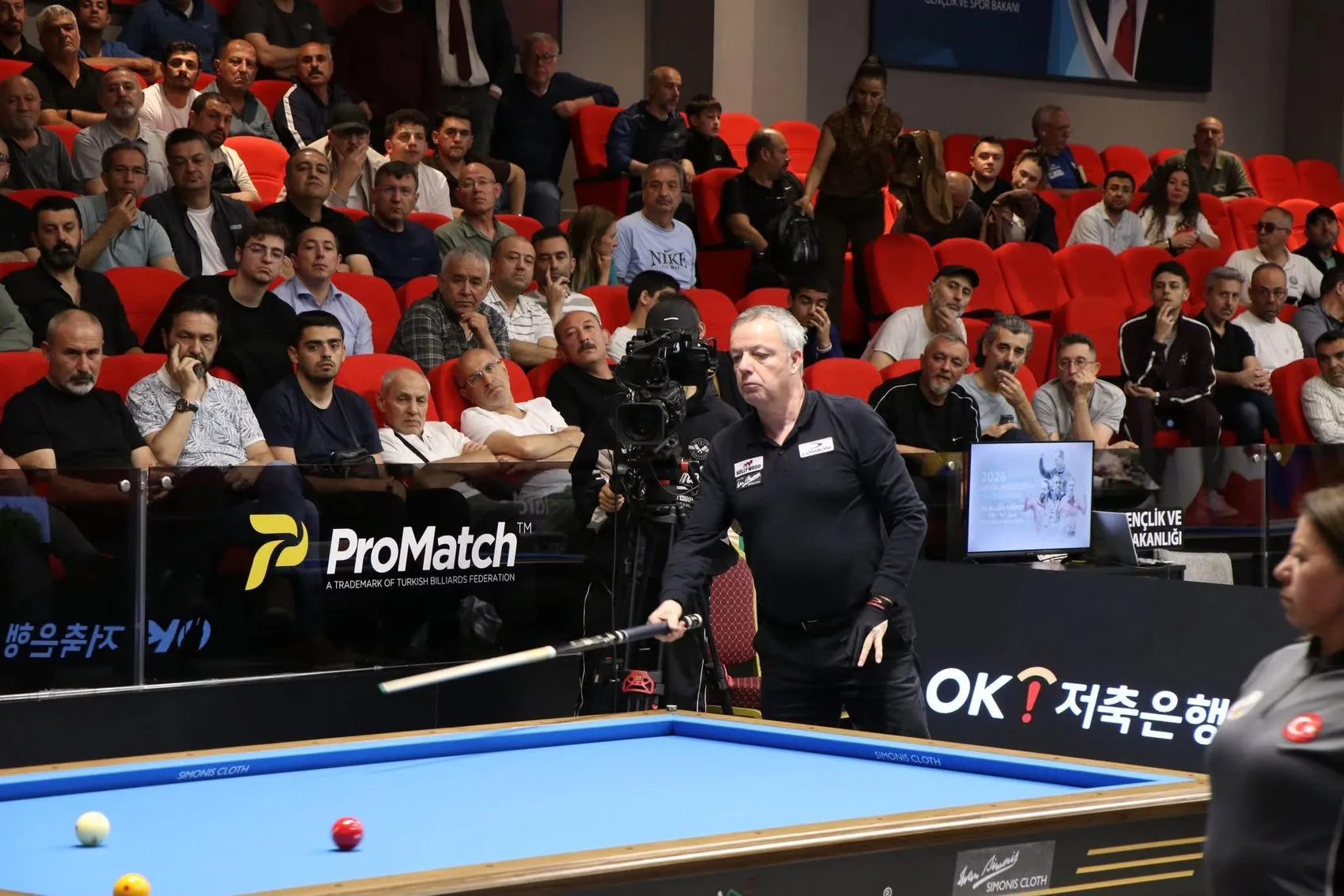 Ankara'da bilardo kupası Cho'nun ellerinde yükseldi