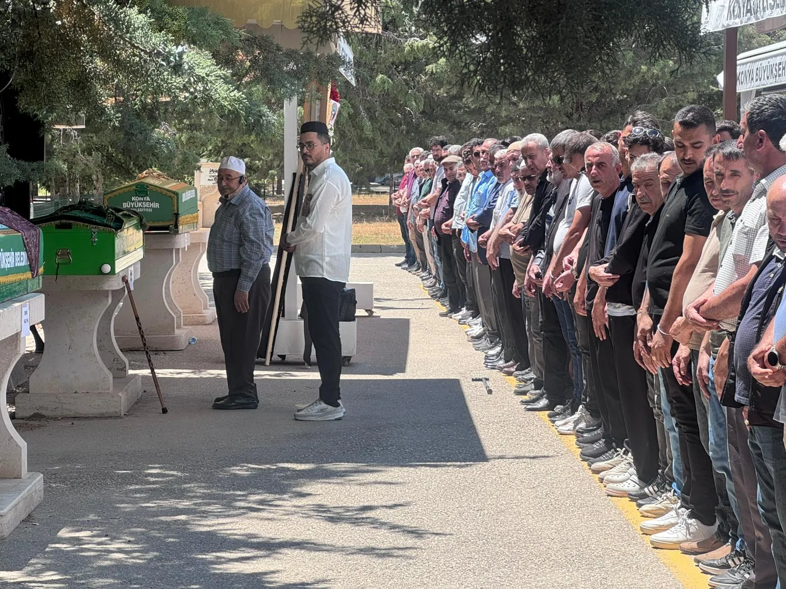 Isparta yolunda can verenler Konya'da son yolculuğuna uğurlanıyor