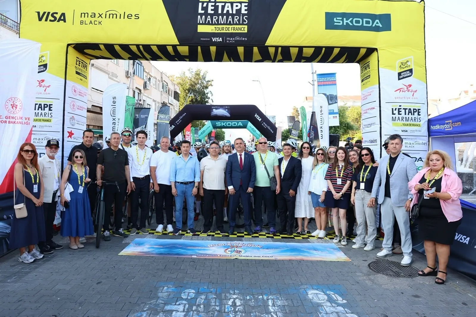 Marmaris dünya çapında bir bisiklet yarışına ev sahipliği yaptı