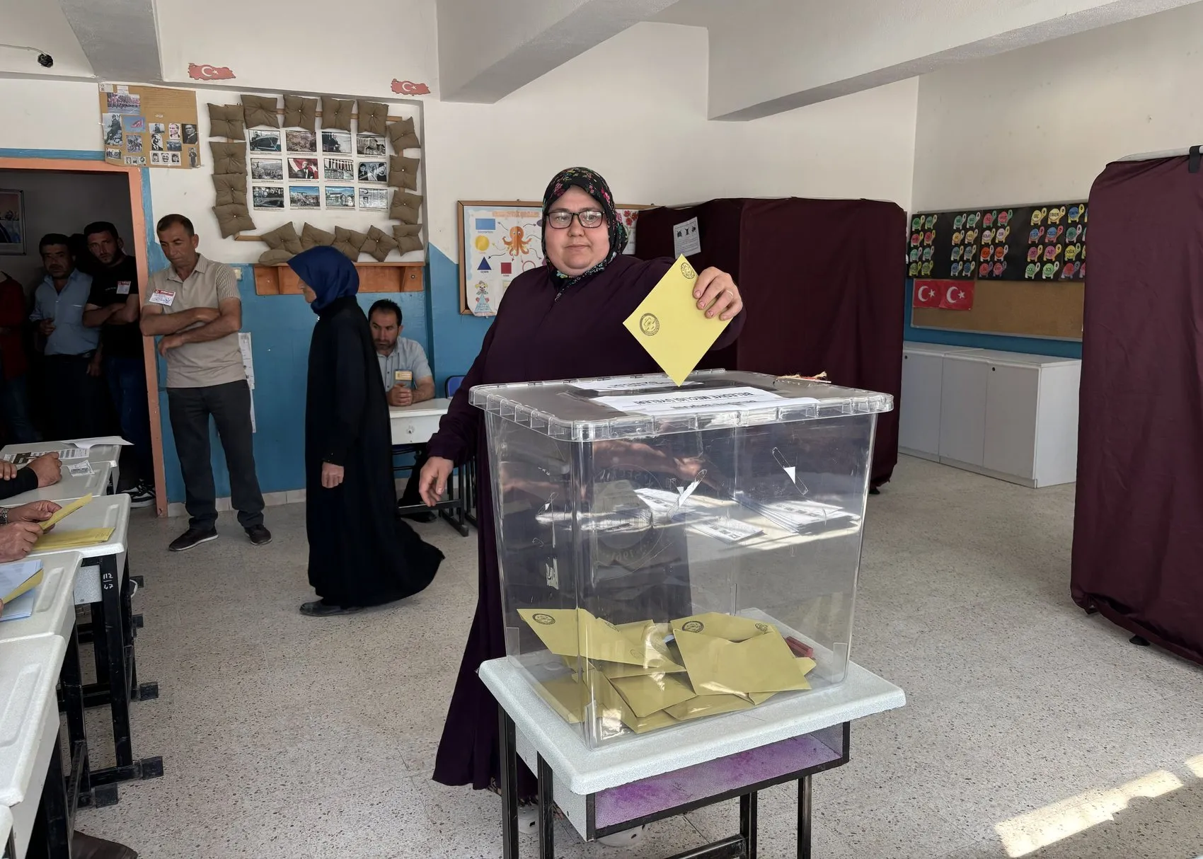Tokat’ta dört belde yeniden belediye başkanı seçmek için sandık başında