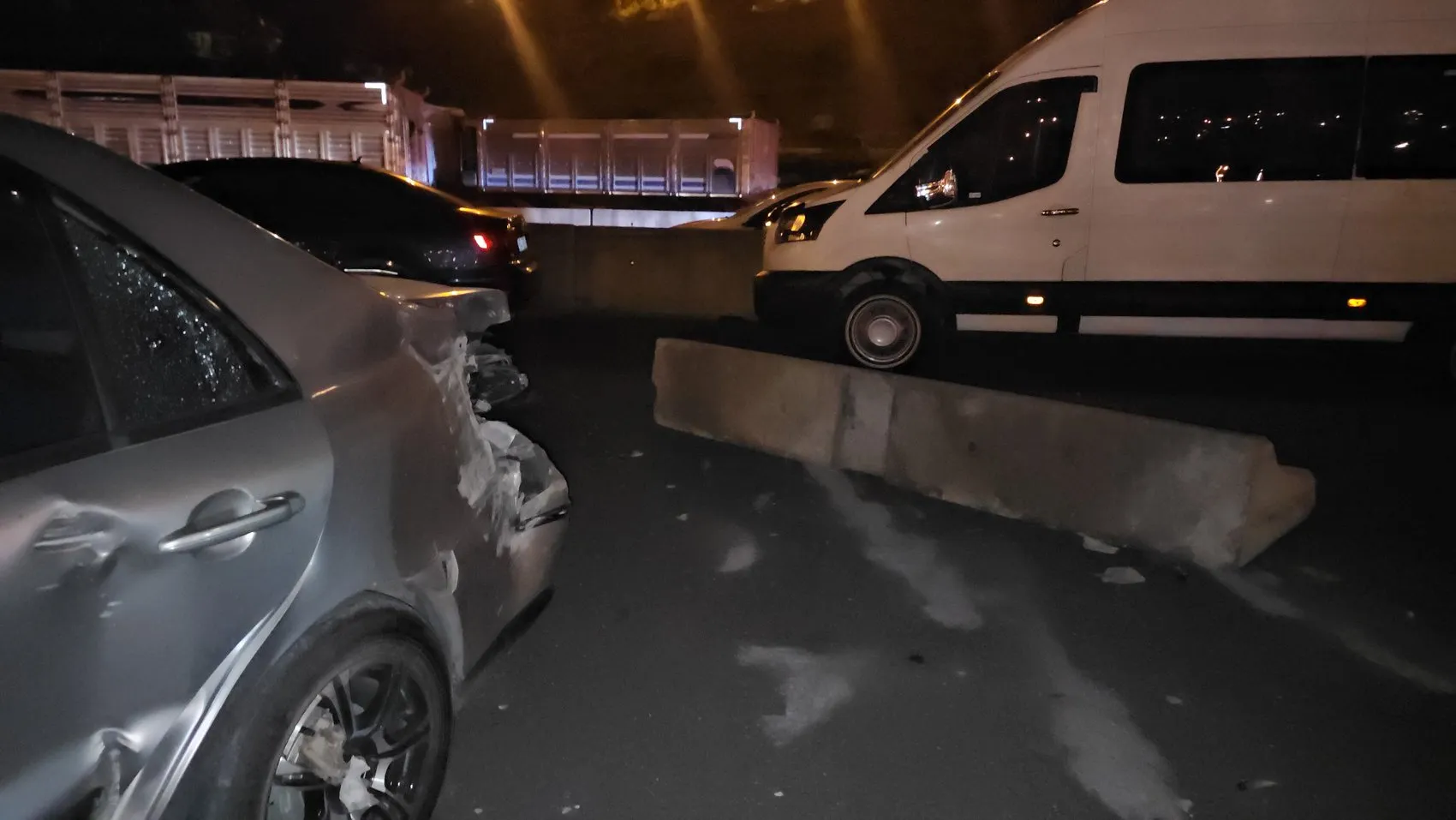 Zonguldak'ta tünel çıkışında feci kaza Sürücü araçtan fırladı