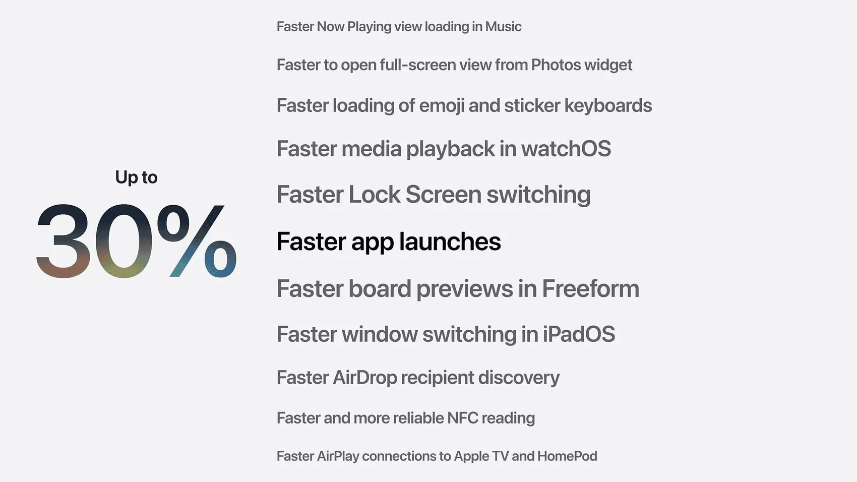 iOS 27 performans iyileştirmeleri