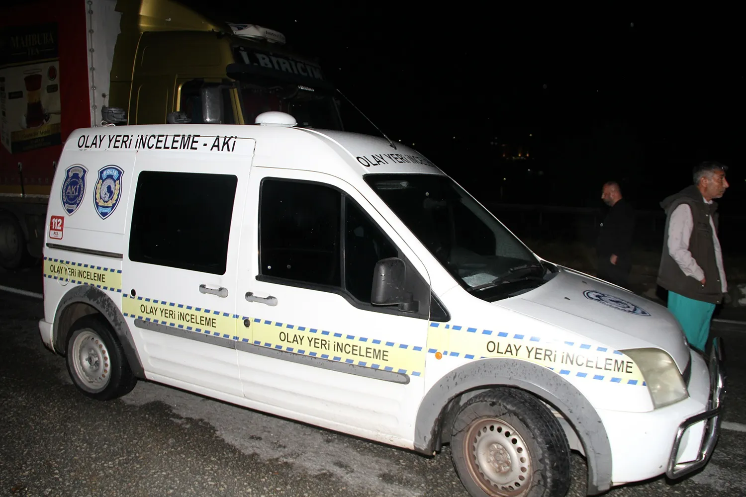 Manisa Kula'da tiner yüklü TIR faciası 2 kişi hayatını kaybetti