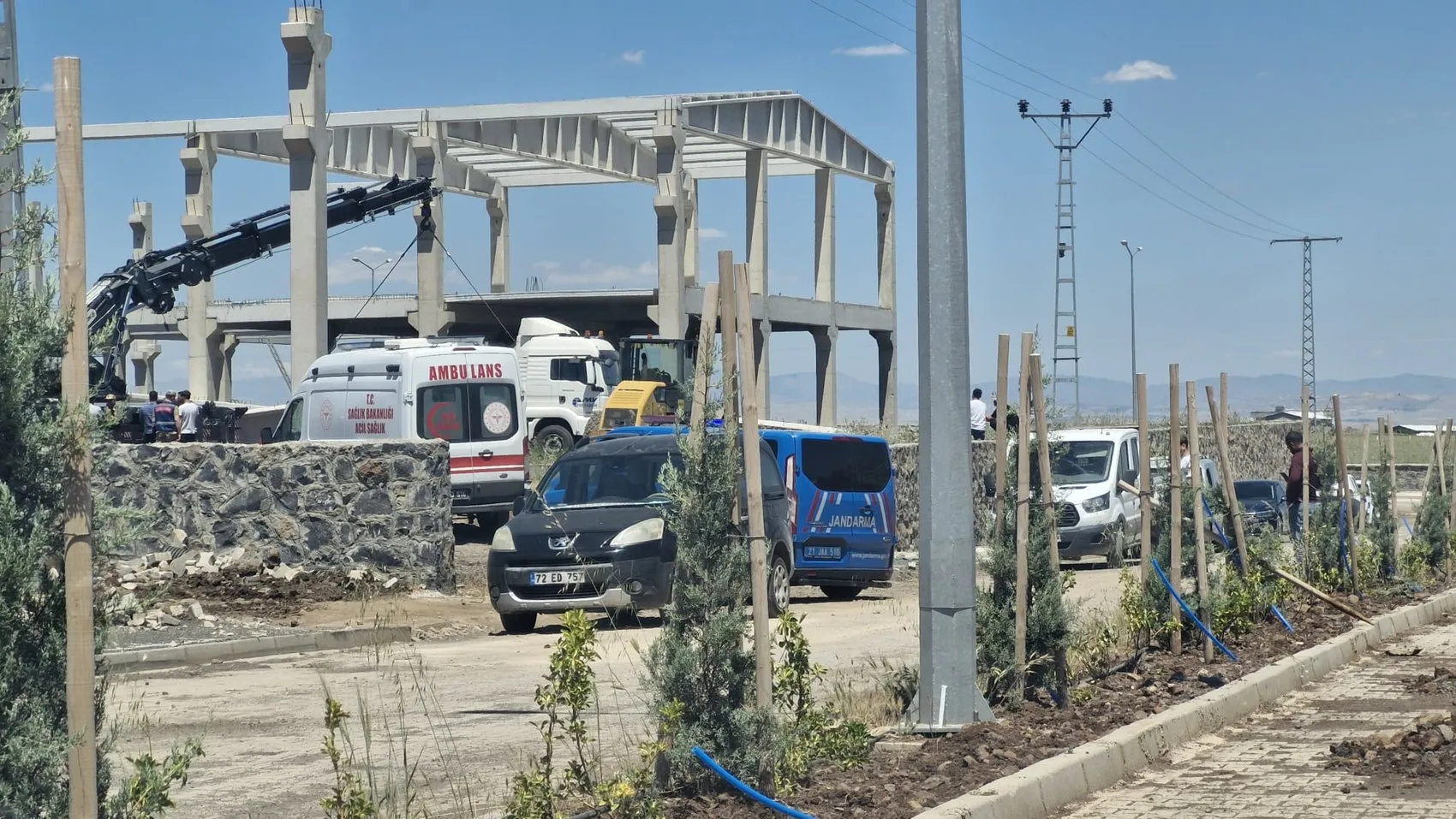Diyarbakır'da inşaat faciası Bir işçi hayatını kaybetti