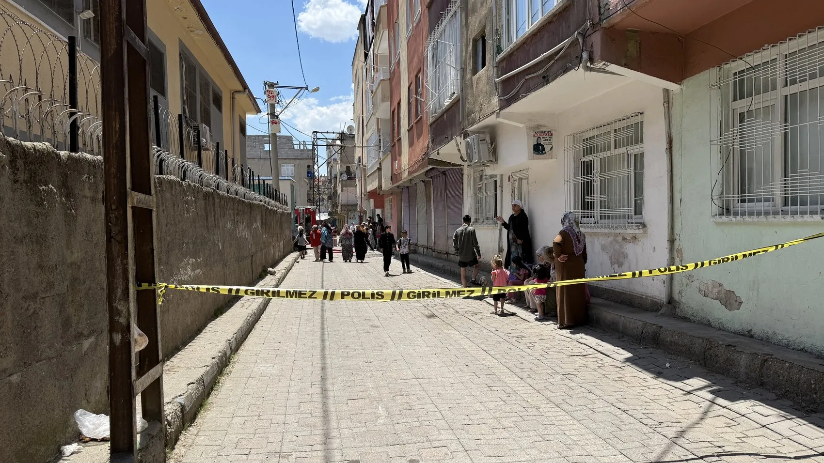 Diyarbakır'da yangın sonrası komşuluk kavgası çıktı