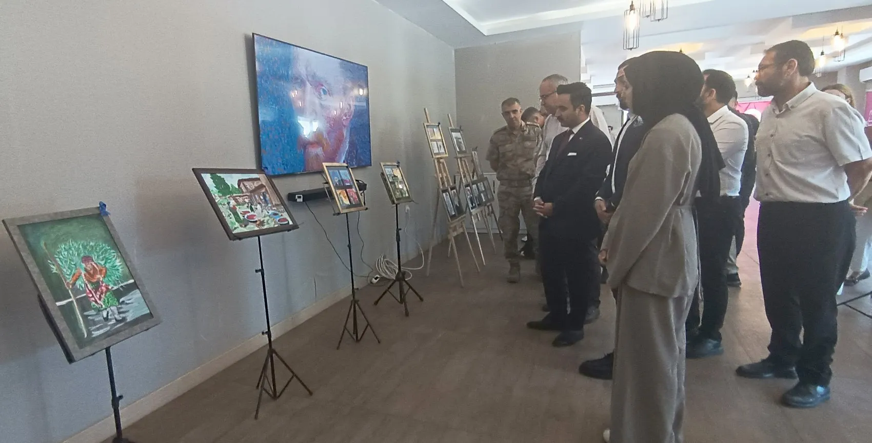 Sessizliğin içindeki renkler Gaziantep’te hayat buldu