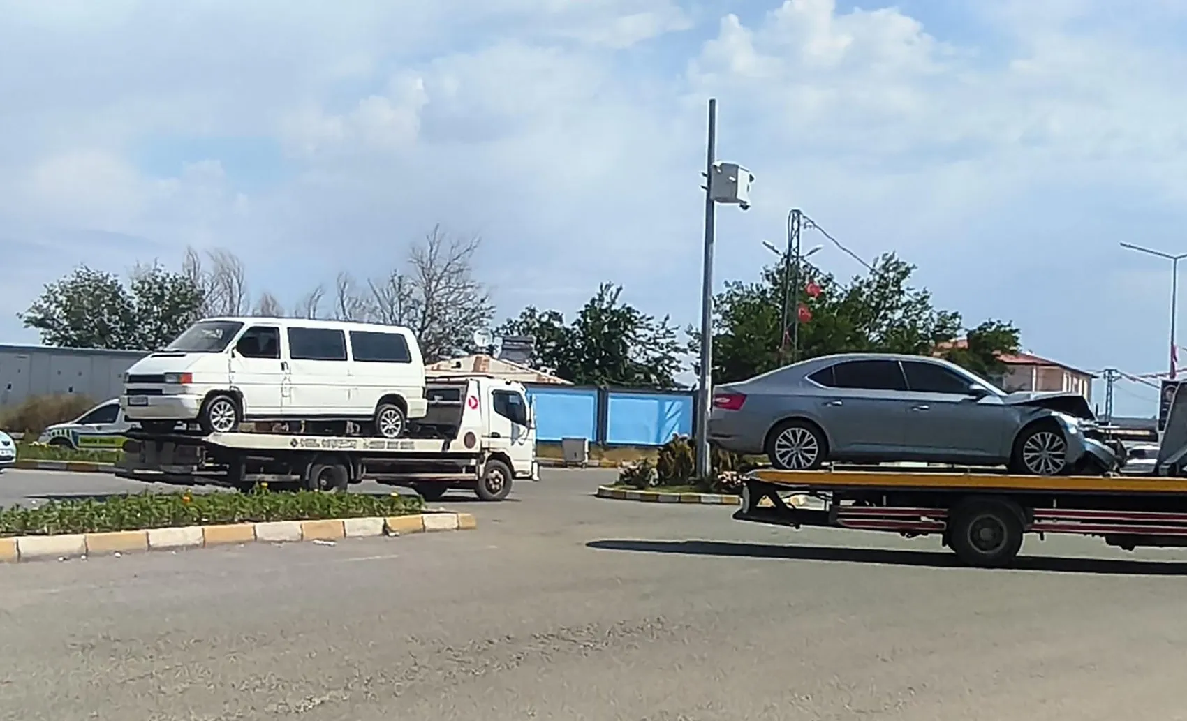 Iğdır'da sabah trafiğinde kaza