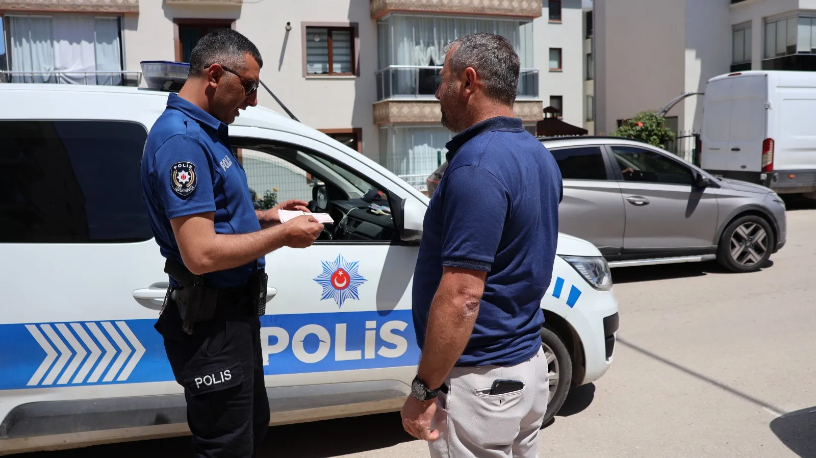 Amasya sokaklarında örnek davranış