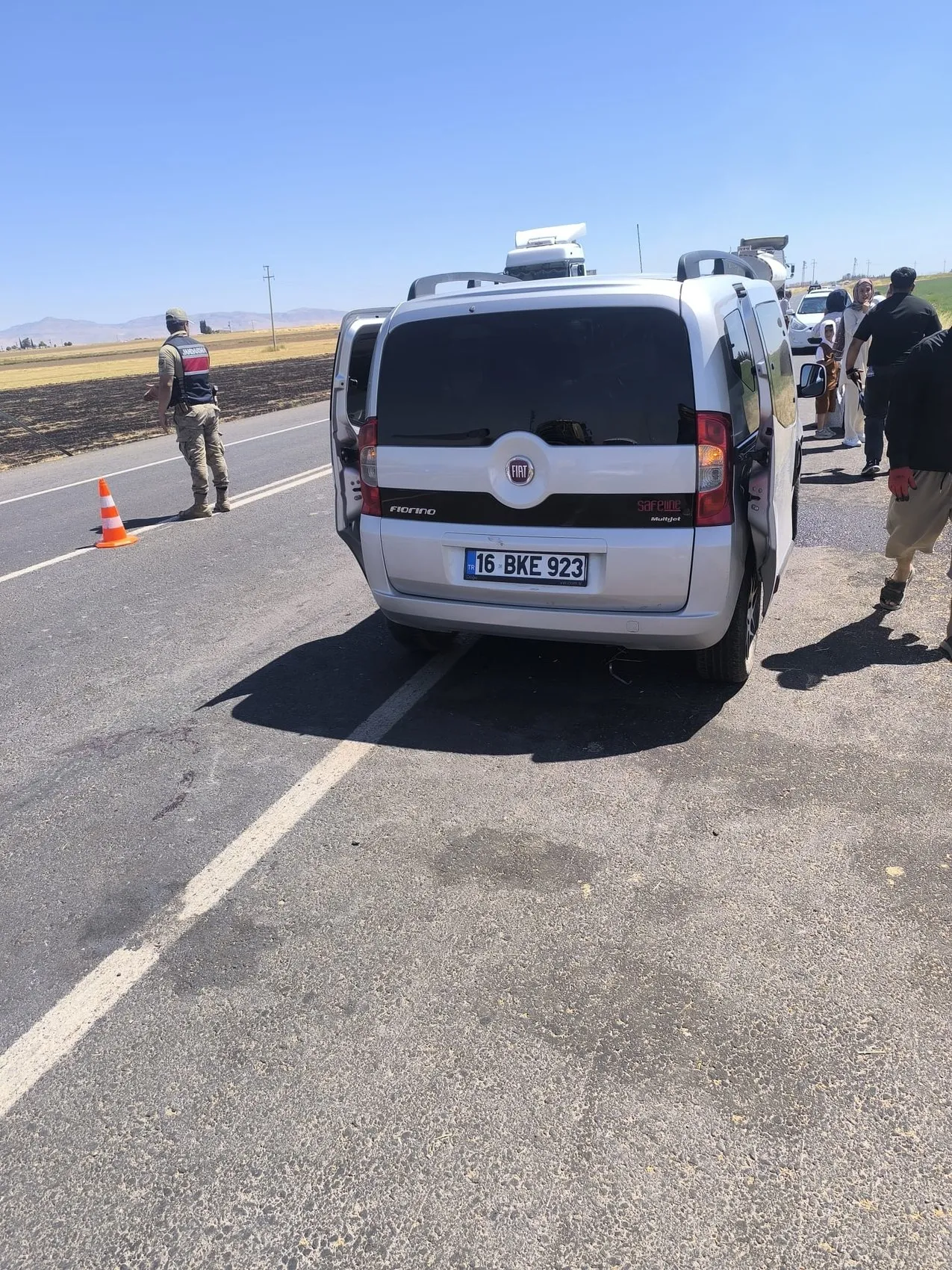 Mardin'de trafik kazası 1,5 yaşındaki bebek yaşam mücadelesi veriyor