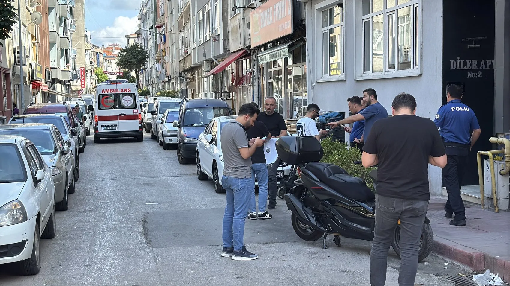 Samsun'da haciz şoku yaşayan adam sokağı birbirine kattı