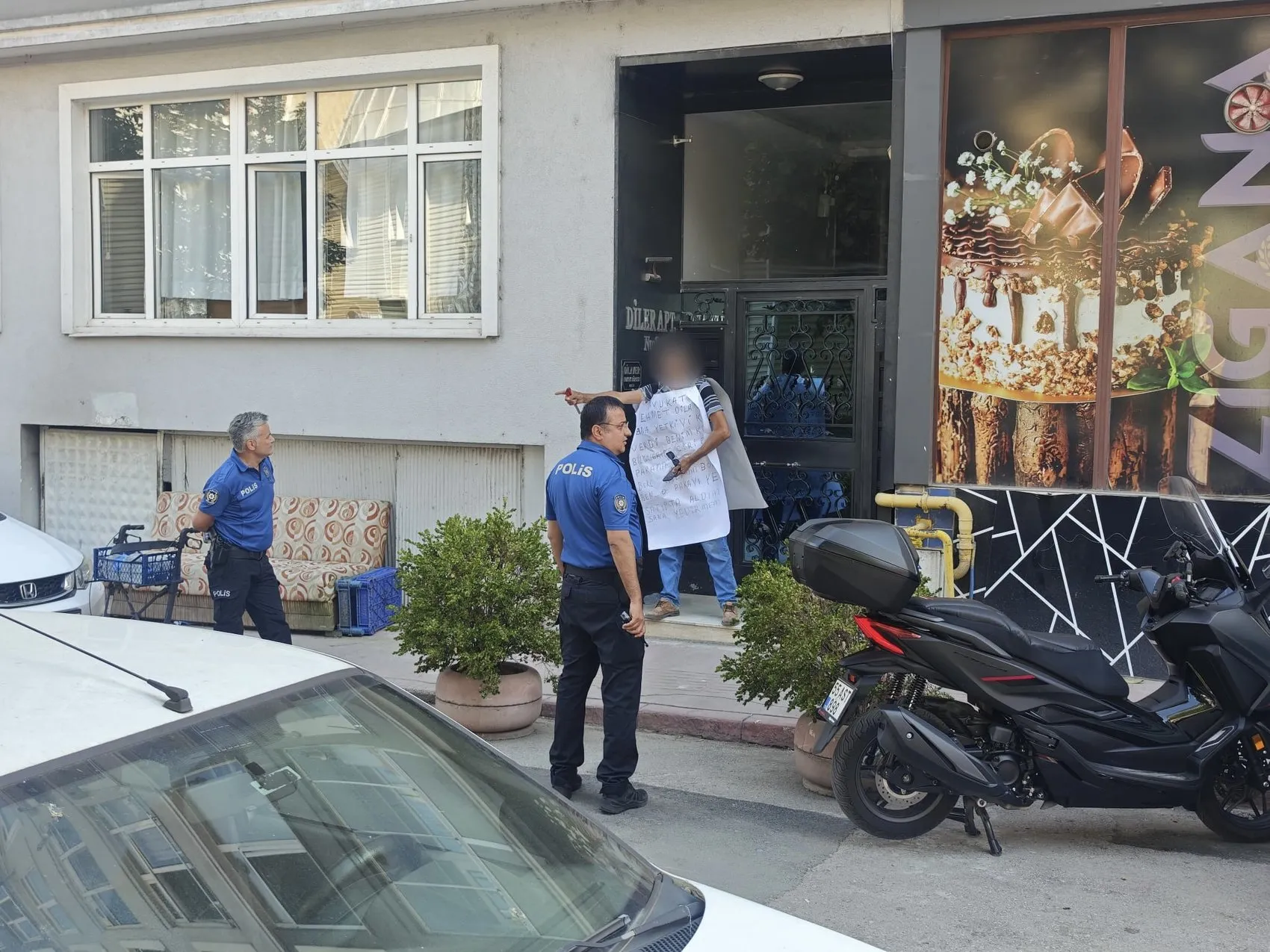 Samsun'da haciz şoku yaşayan adam sokağı birbirine kattı
