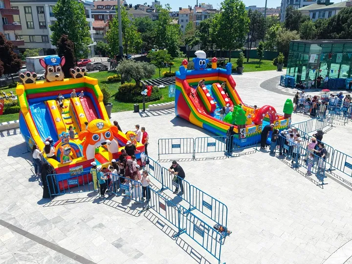 Ümraniye’de çocuklar geri dönüşümü oyunla öğrendi