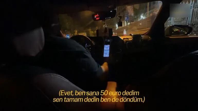 Taksicinin fazla ücret aldığı ABD'li yayıncıya parasını geri verdiler