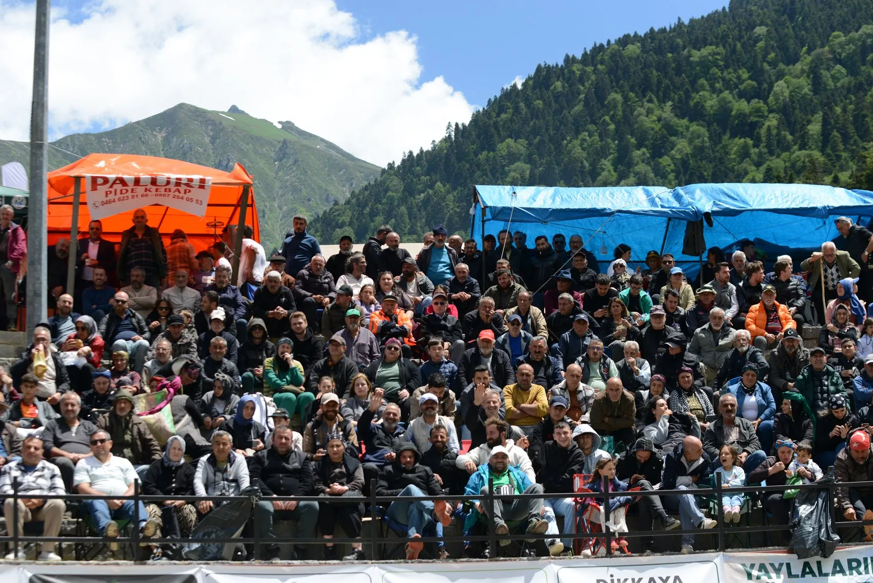 Ayder Yaylası’nda boğalar arenaya çıktı