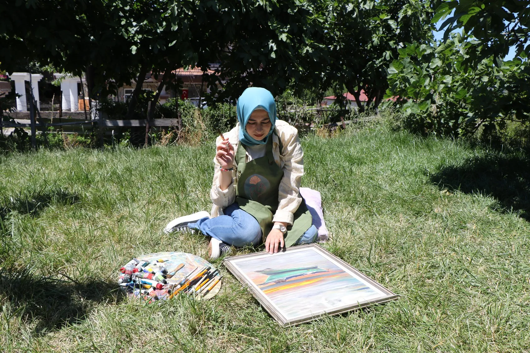 Ölümün kıyısından resimle döndü