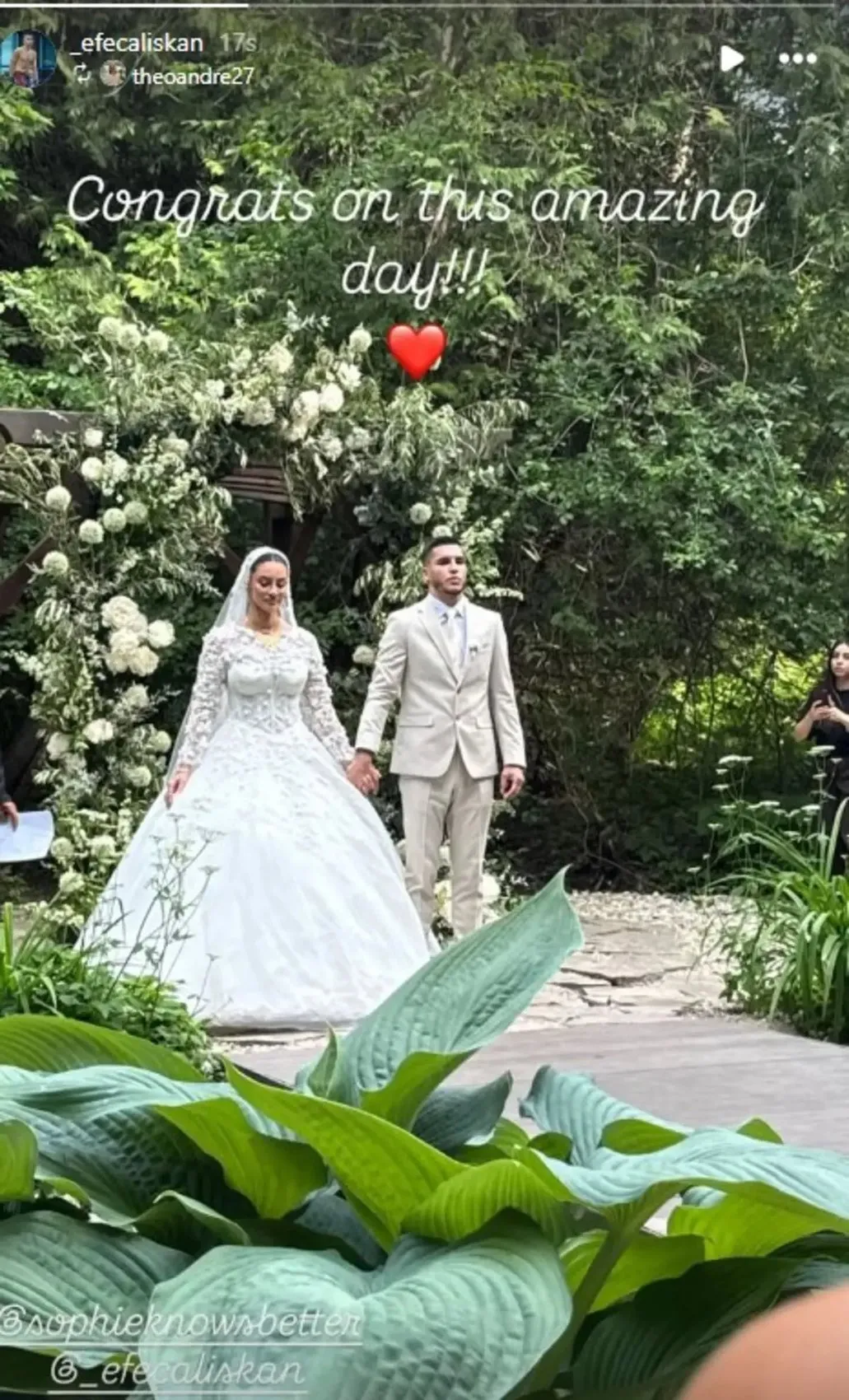 Drake in eski sevgilisi Sophie Brussaux Türk sporcu Efe Çalışkan ile evlendi! 1