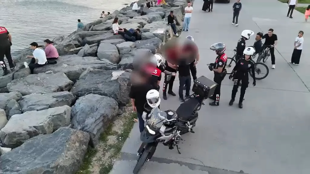 Avcılar sahilinde dronlu uyuşturucu operasyonu
