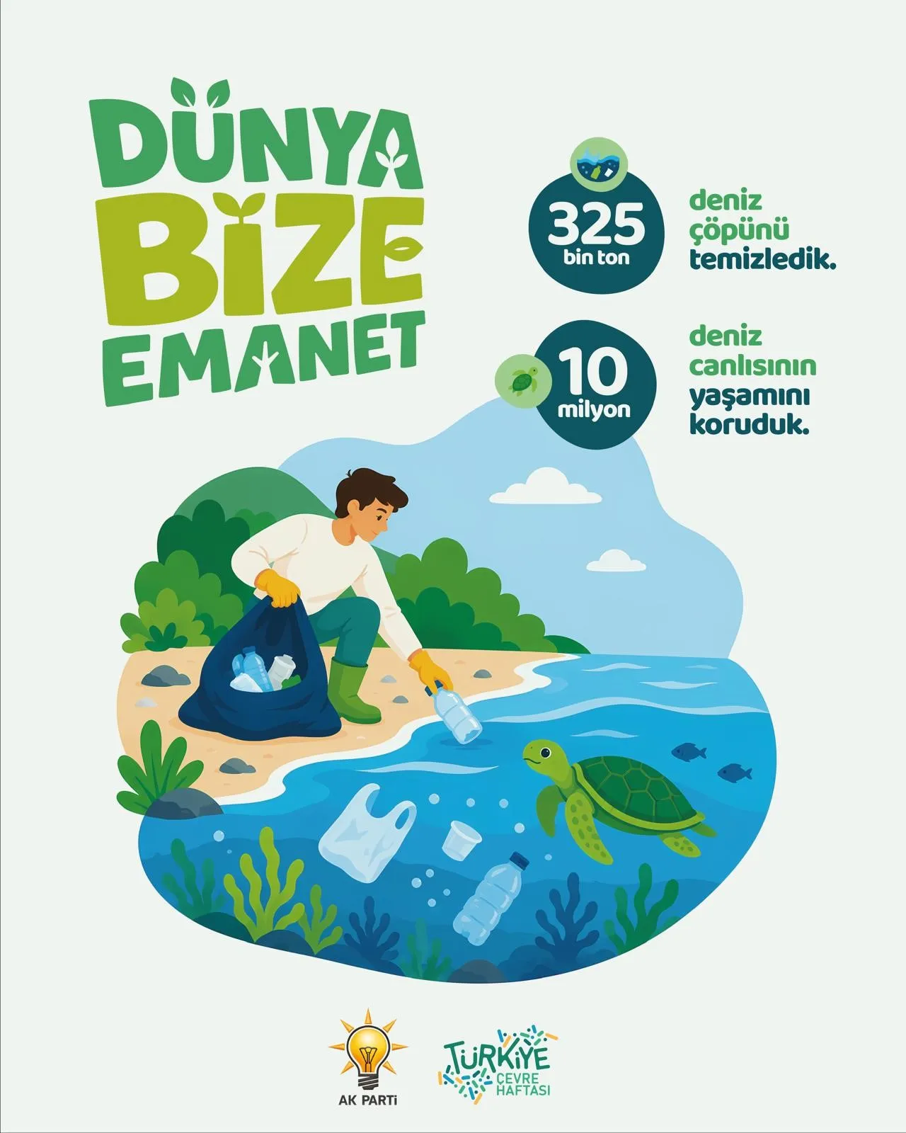 Bakan Ersoy'dan çevre mesajı Sıfır atık bir tercih değil zorunluluk