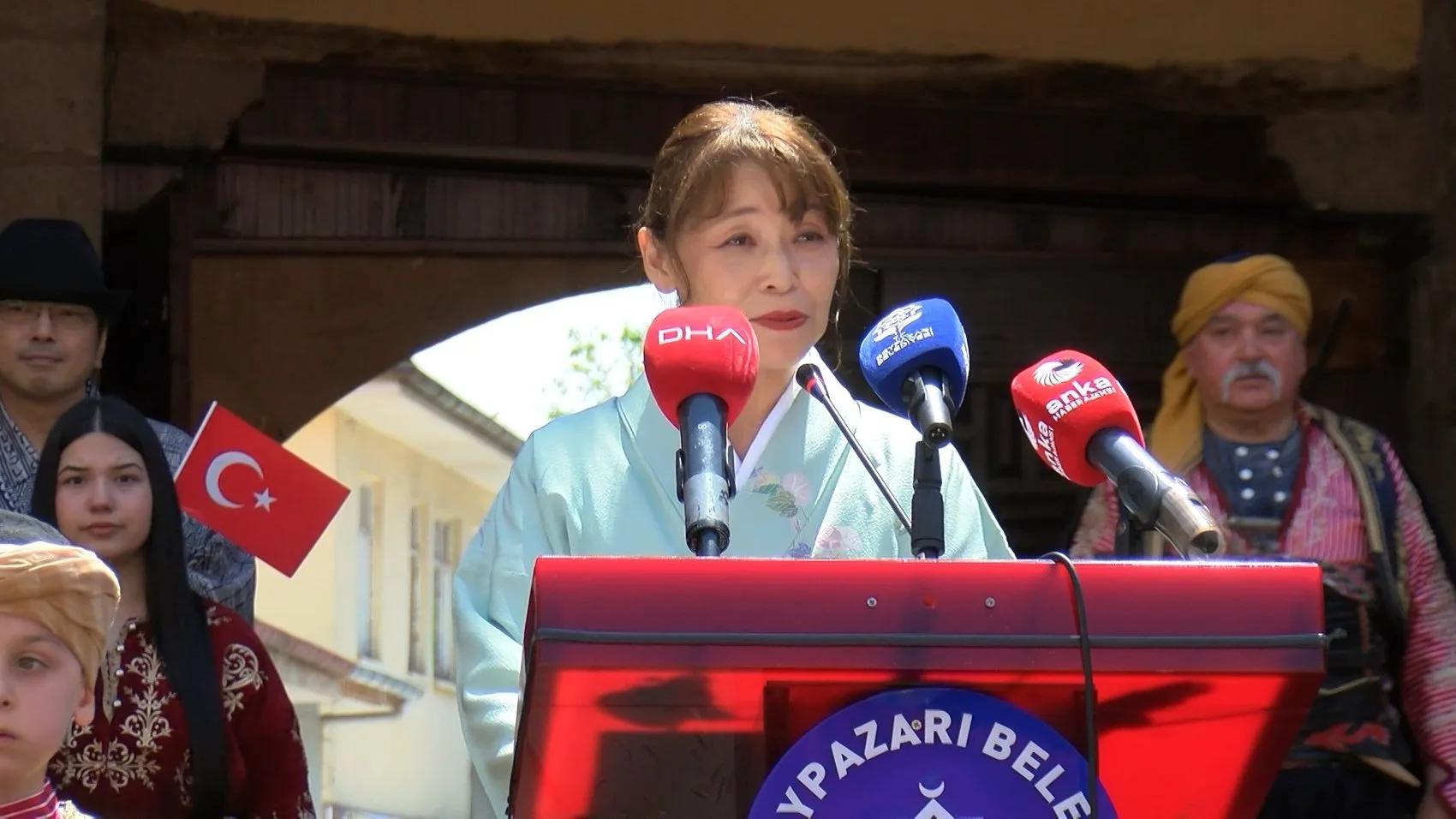 Beypazarı’nda Japon esintisi Tarihi Suluhan sanatla buluştu