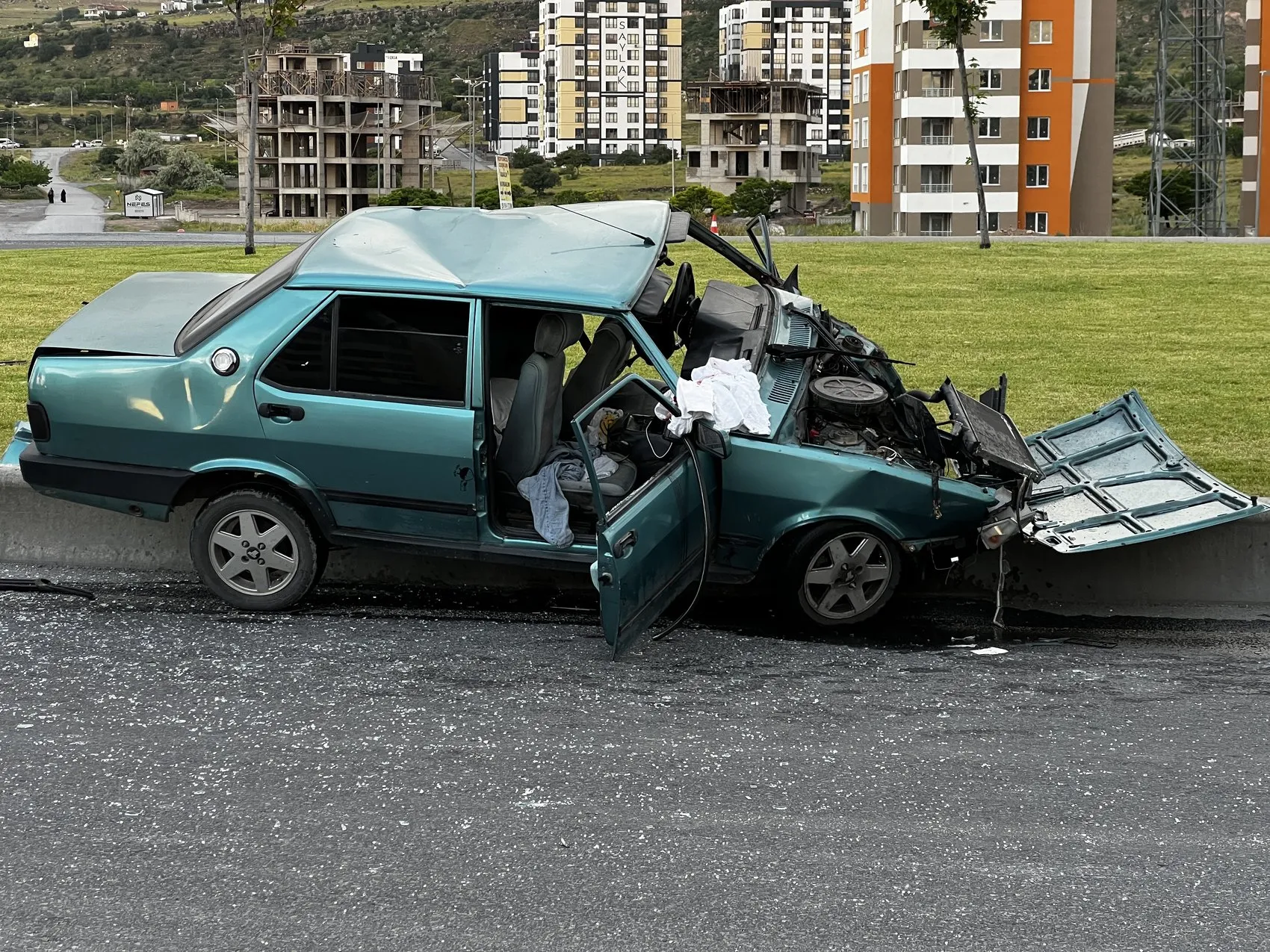 Kayseri'de trafik kazası 4 kişi hastanelik oldu