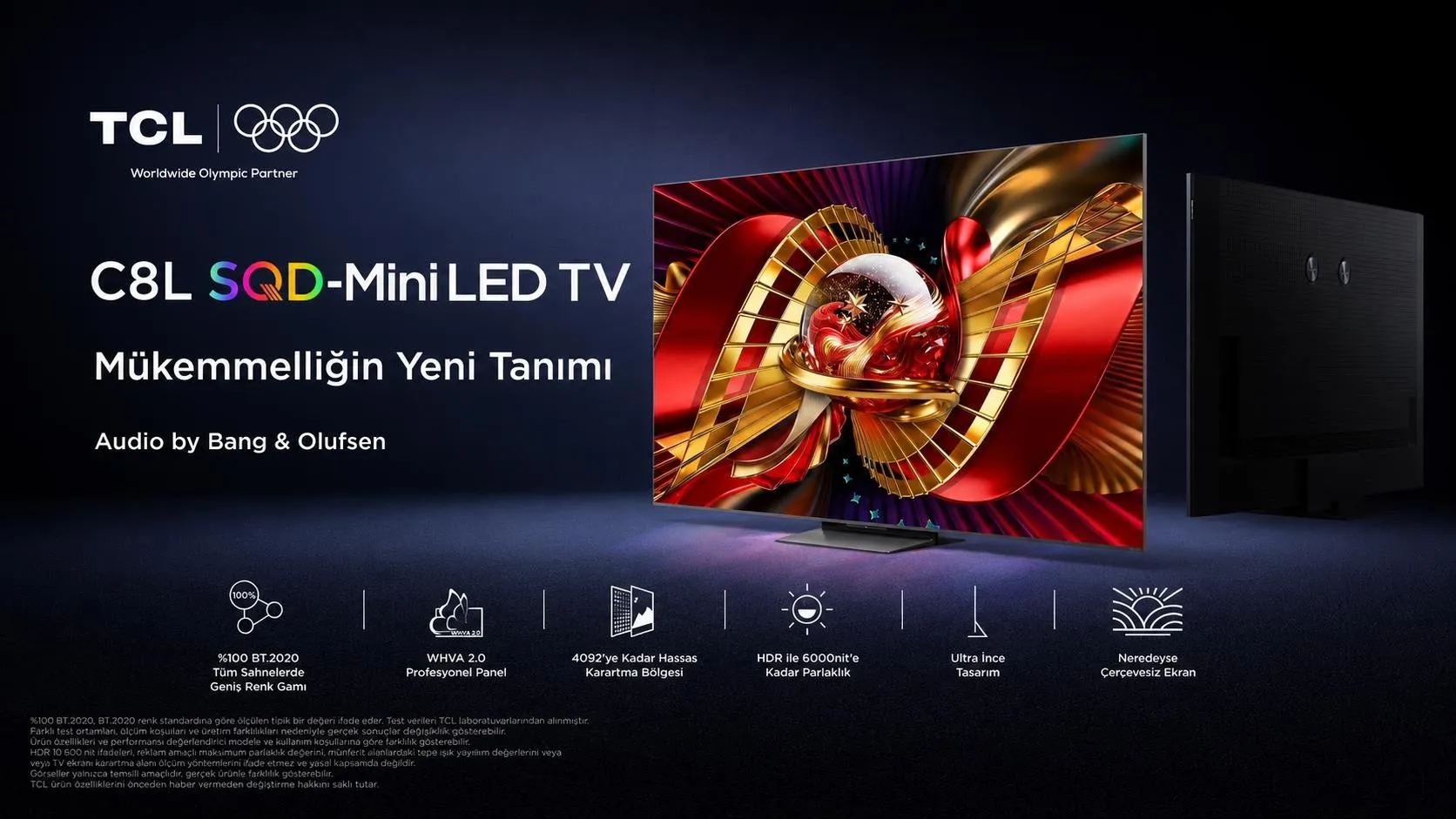 TCL 2026 SQD-Mini LED TV serisi Türkiye'de satışa çıkıyor