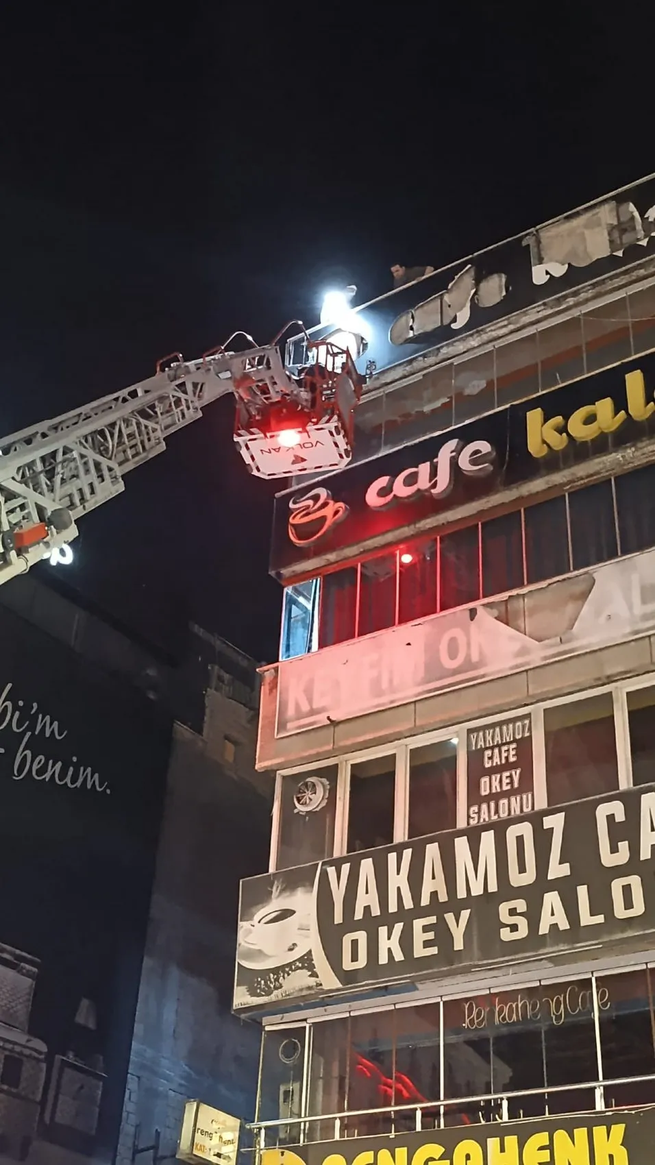 Van'ın kalbinde korku dolu anlar