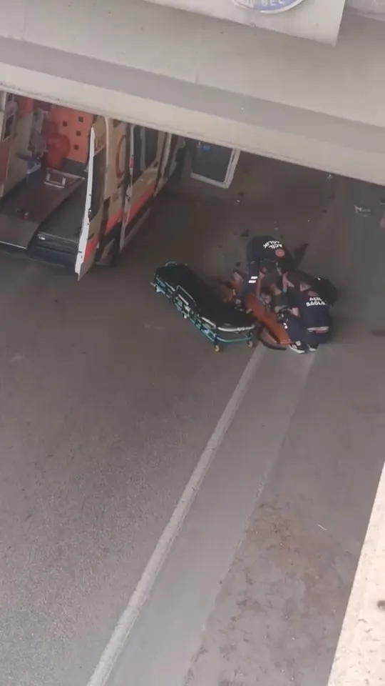 Satılığa çıkardığı motorla kaza yaptı