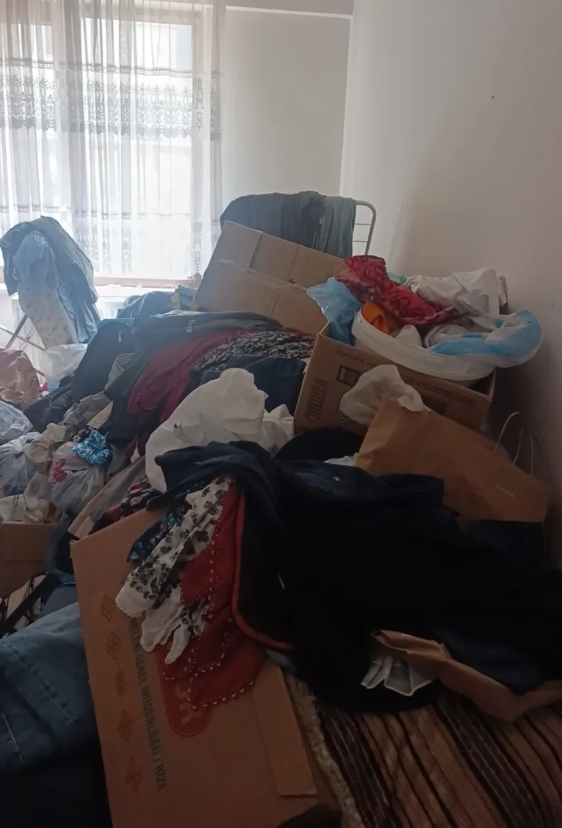Amasya'da bir evden çıkanlar ekipleri şaşkına çevirdi