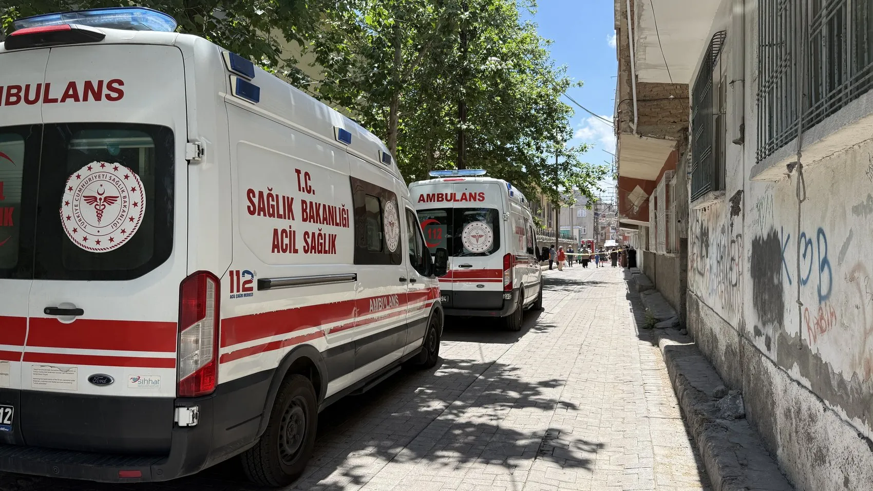Diyarbakır'da yangın sonrası komşuluk kavgası çıktı