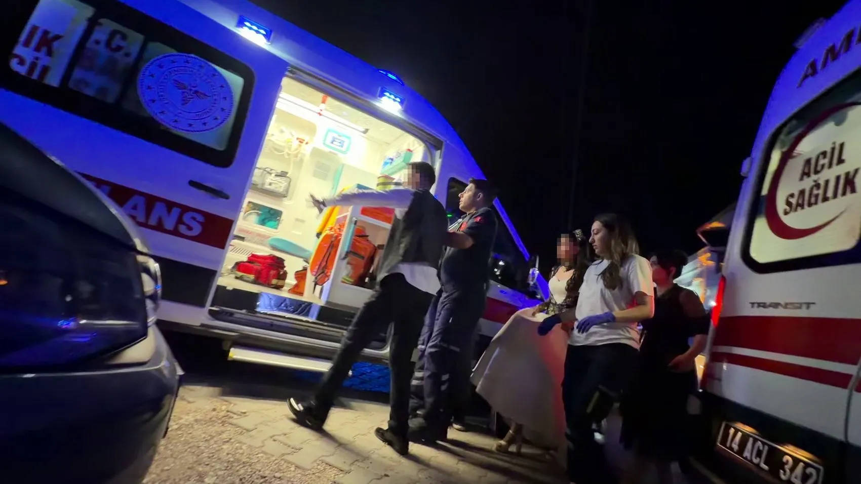 Bolu’da düğün gecesi kana bulandı