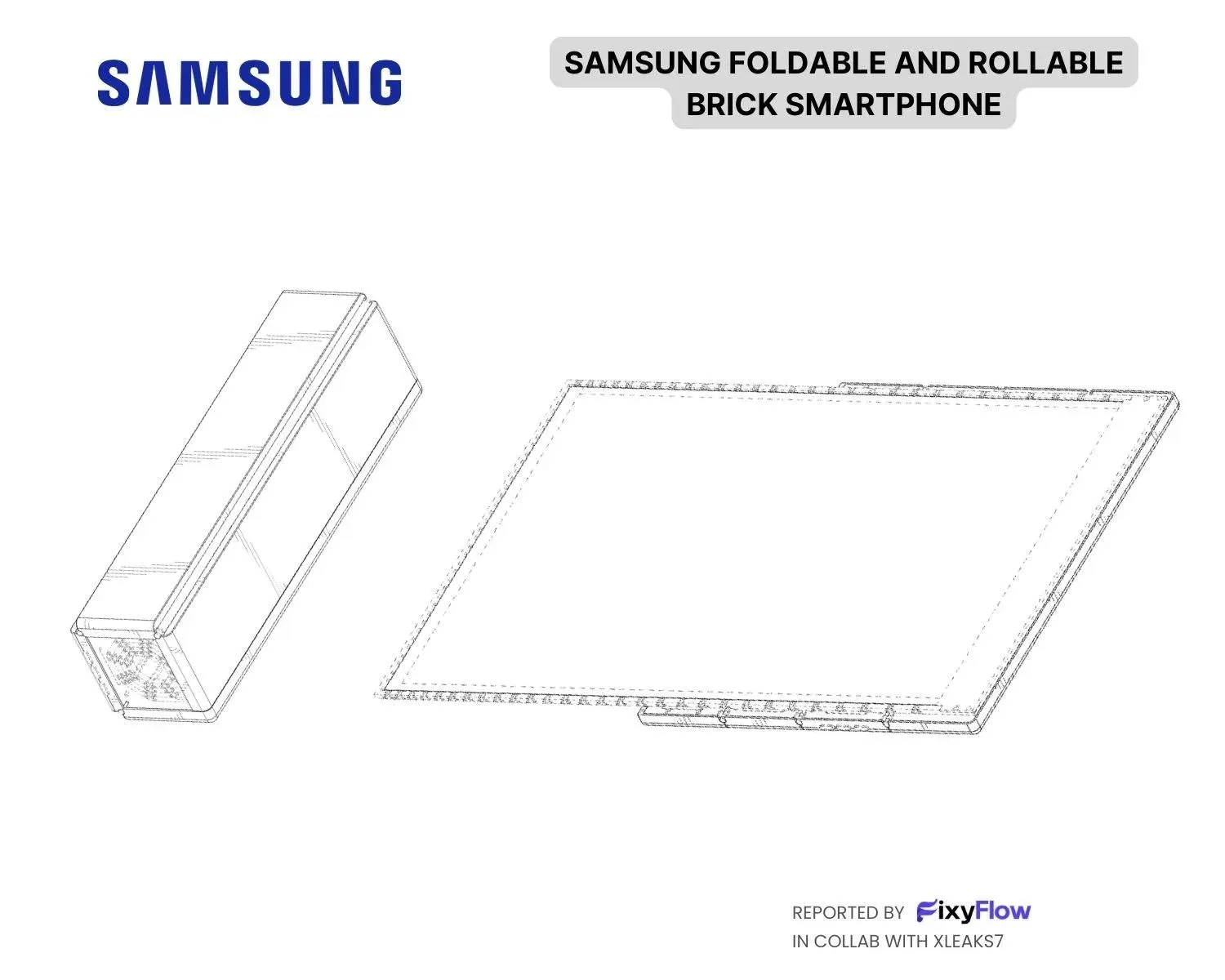 Samsung'dan sıra dışı konsept: Tuğla şeklinde katlanır telefon!