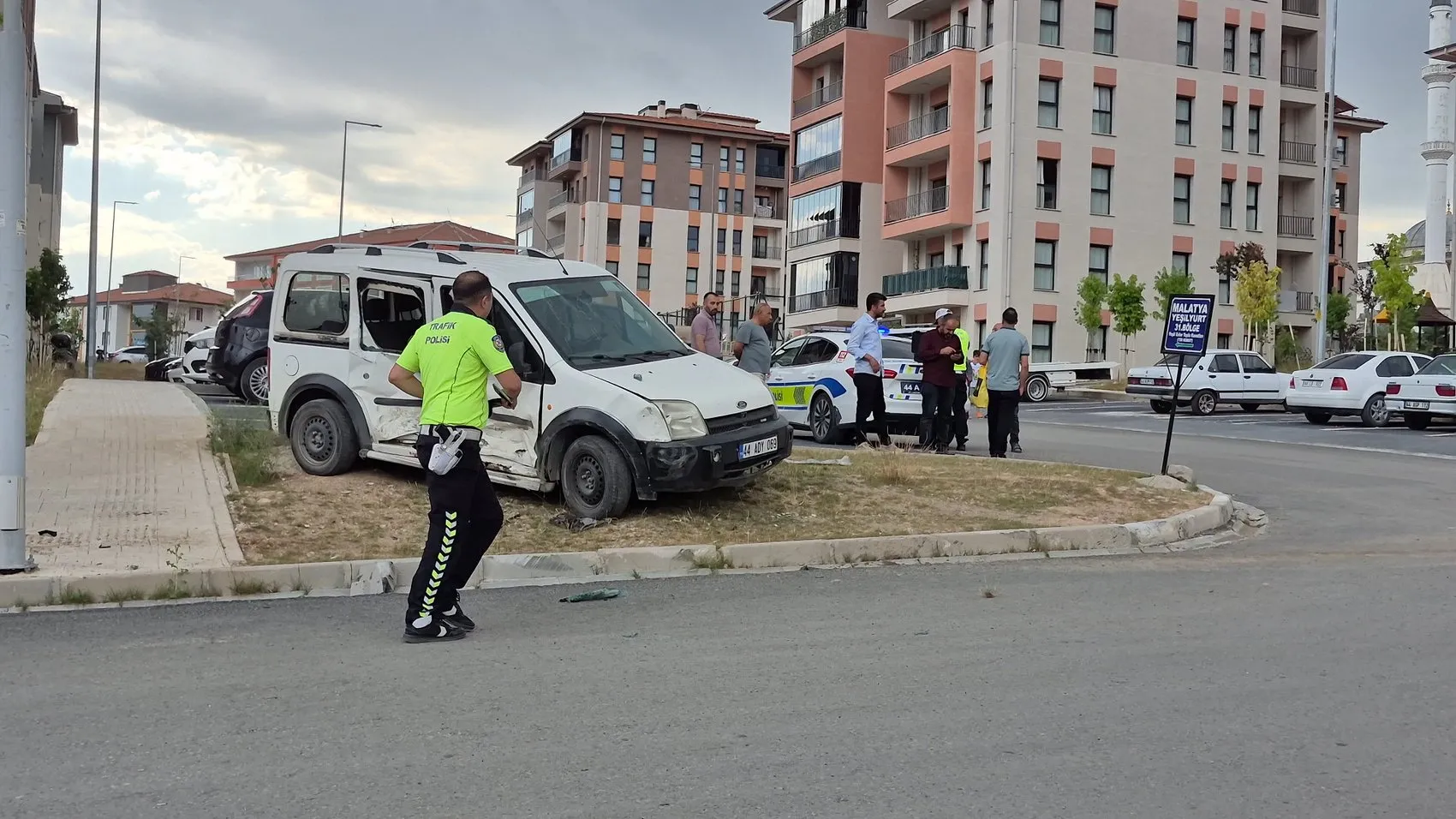 Malatya'da sabah trafiğinde kaza 2 yaralı