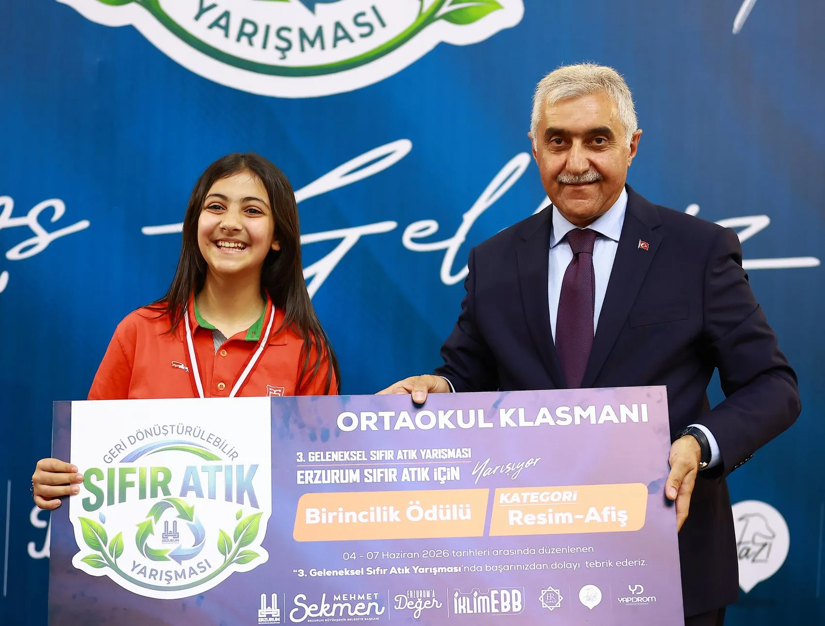 Erzurum’da çevre dostu projeler ödüllerini kaptı