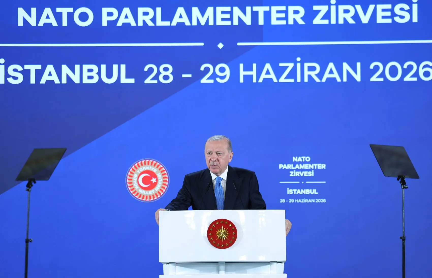 Erdoğan NATO heyetine seslendi Gazze ve Filistin vurgusu