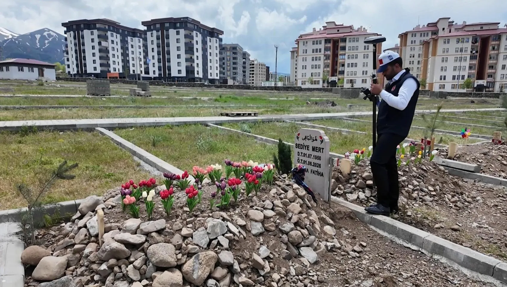 Erzurum'da kaybolan mezar devri kapandı