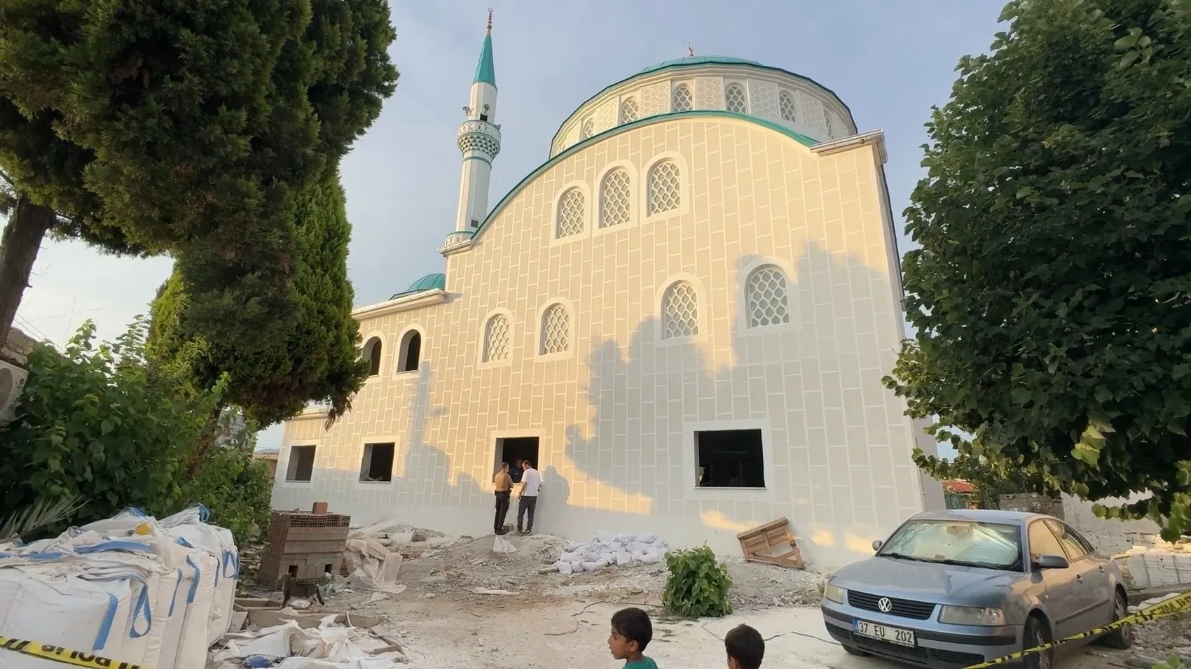 Aydın'da cami inşaatında iskele çöktü 1 işçi yaşamını yitirdi