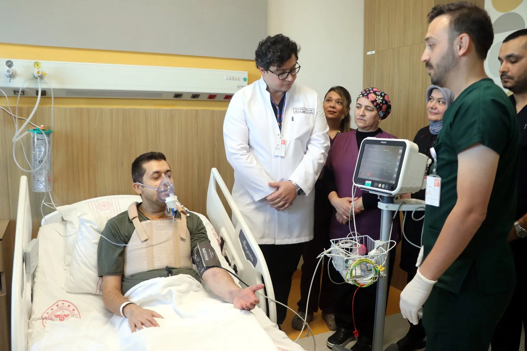 Gaziantep'te 10 saatlik ameliyatla hayata döndü