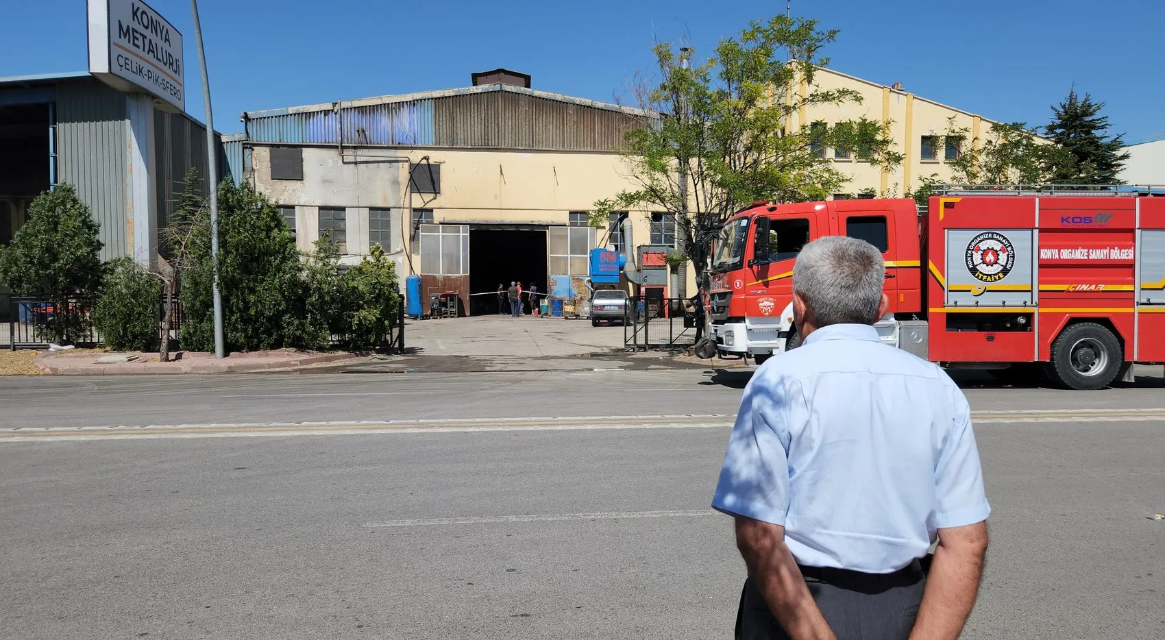 Konya Organize Sanayi Bölgesi’ndeki dökümhanede korkutan patlama