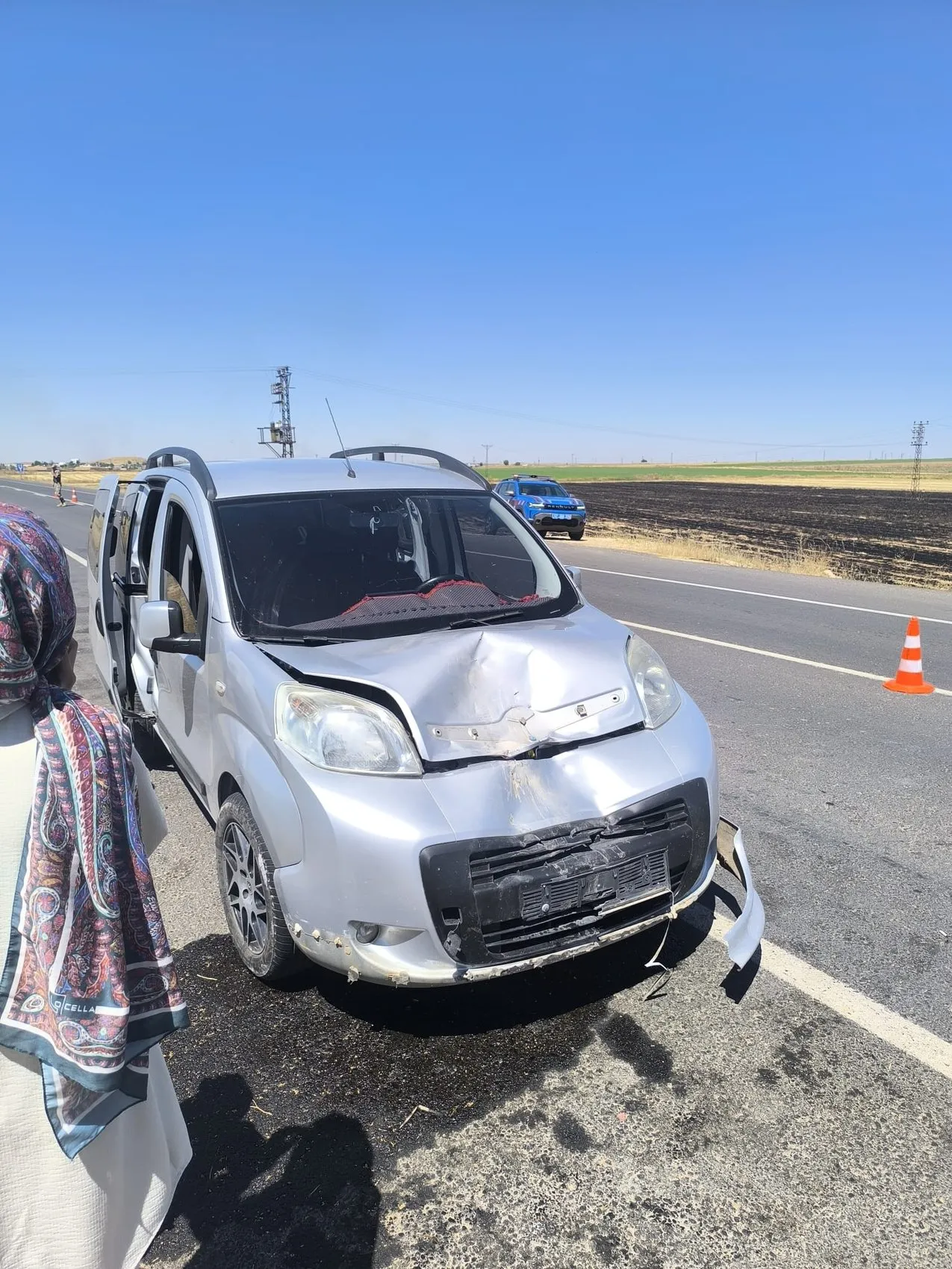 Mardin'de trafik kazası 1,5 yaşındaki bebek yaşam mücadelesi veriyor