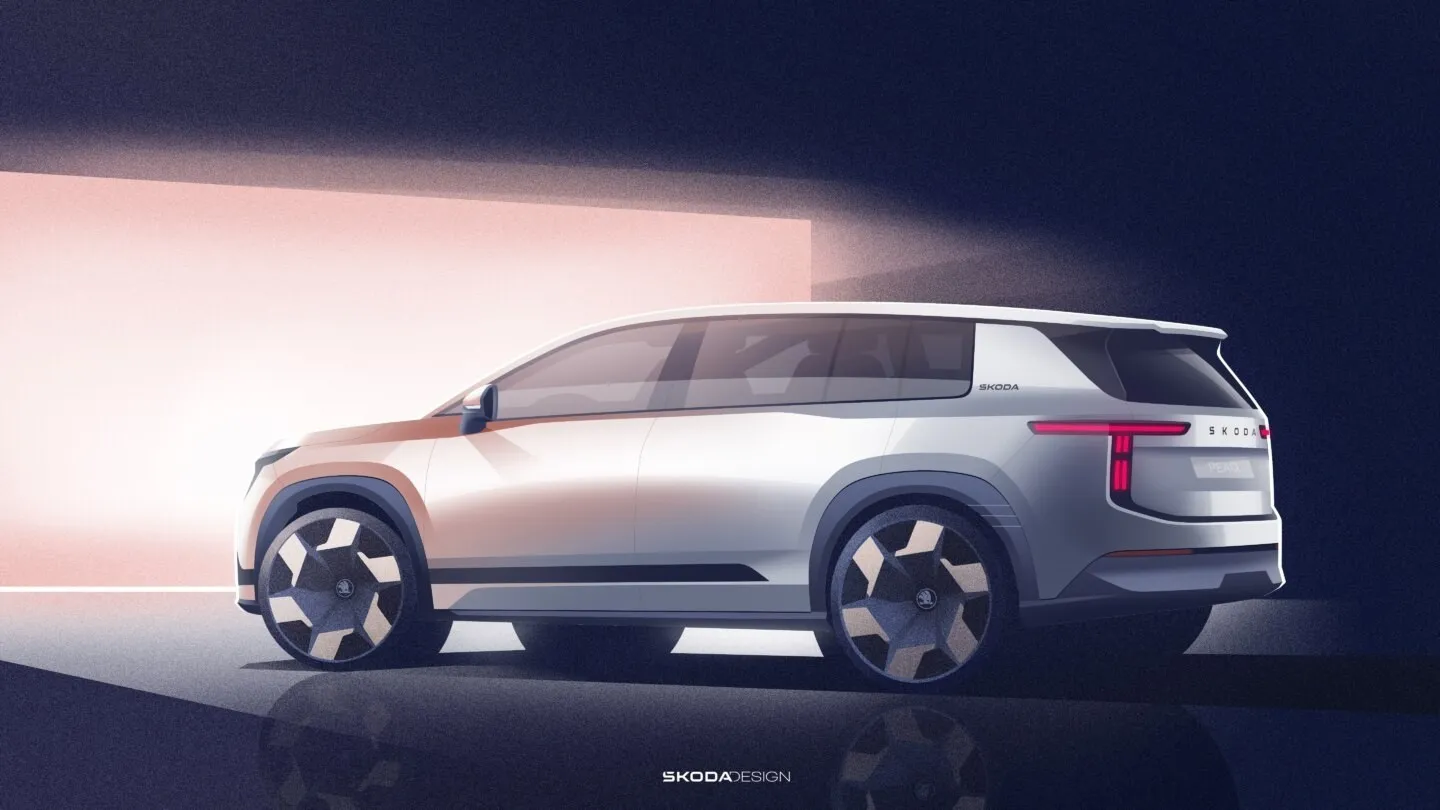 Elektrikli Kodiaq geliyor! Skoda Peaq ilk kez gösterildi
