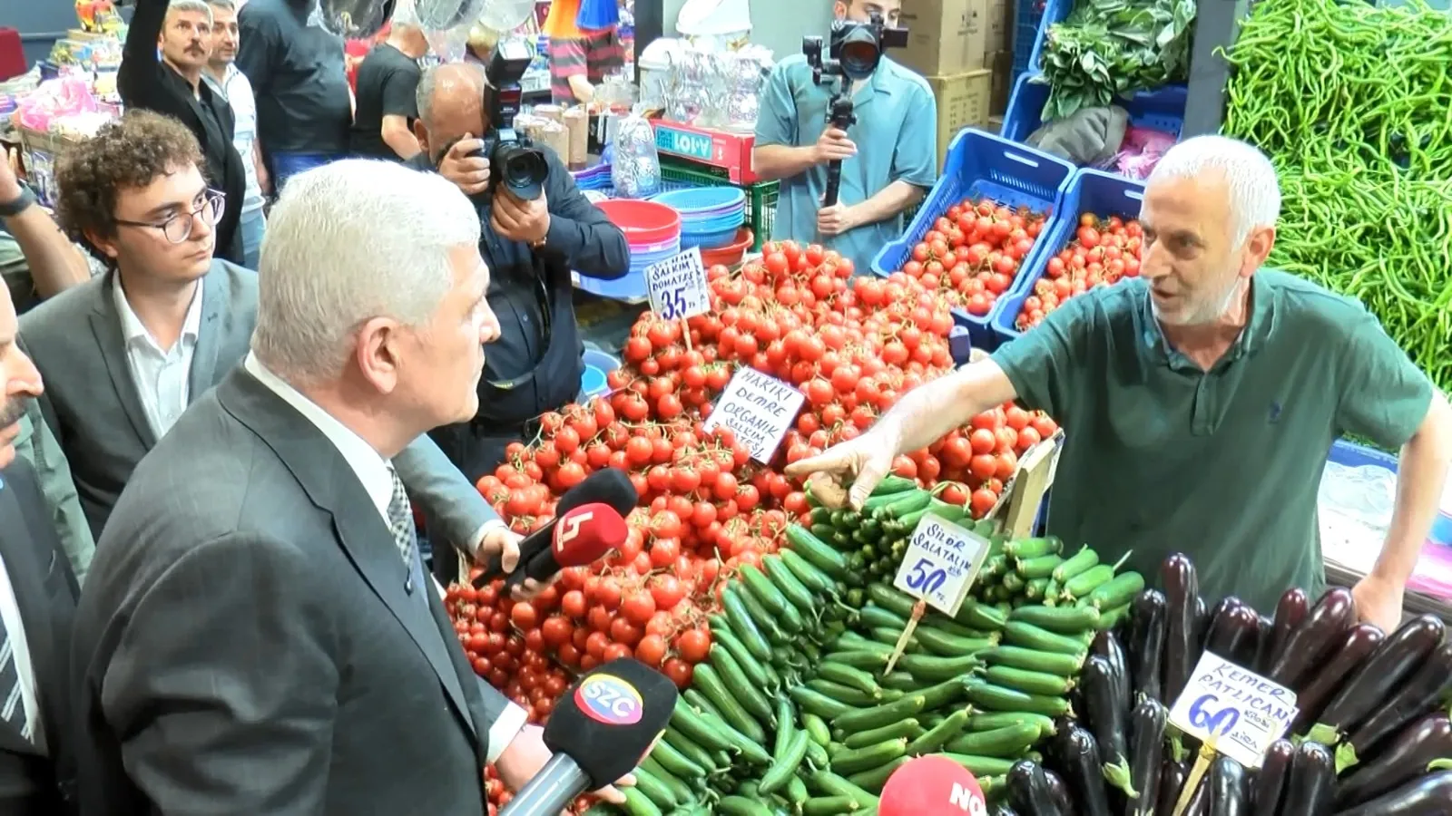 Dervişoğlu esnaf ziyaretinde hayat pahalılığını işaret etti