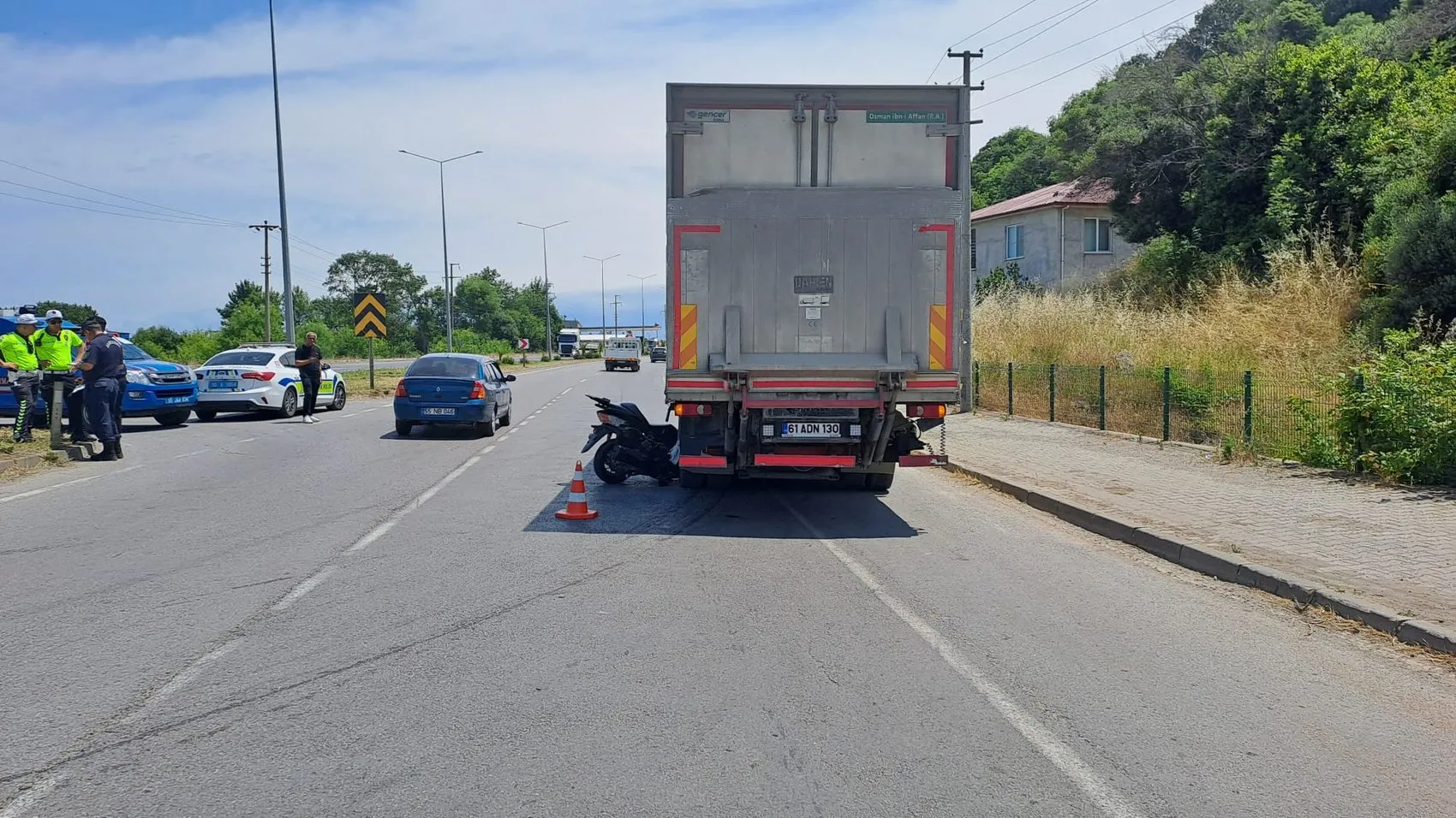 Samsun'da acı kaza Emekli komiser yardımcısı hayatını kaybetti