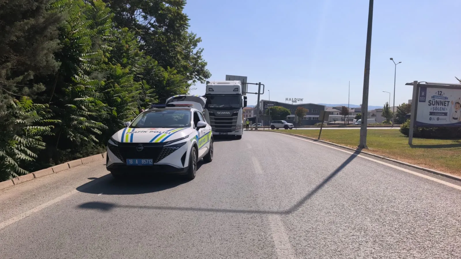 İnegöl kavşağında ağır motosiklet kazası