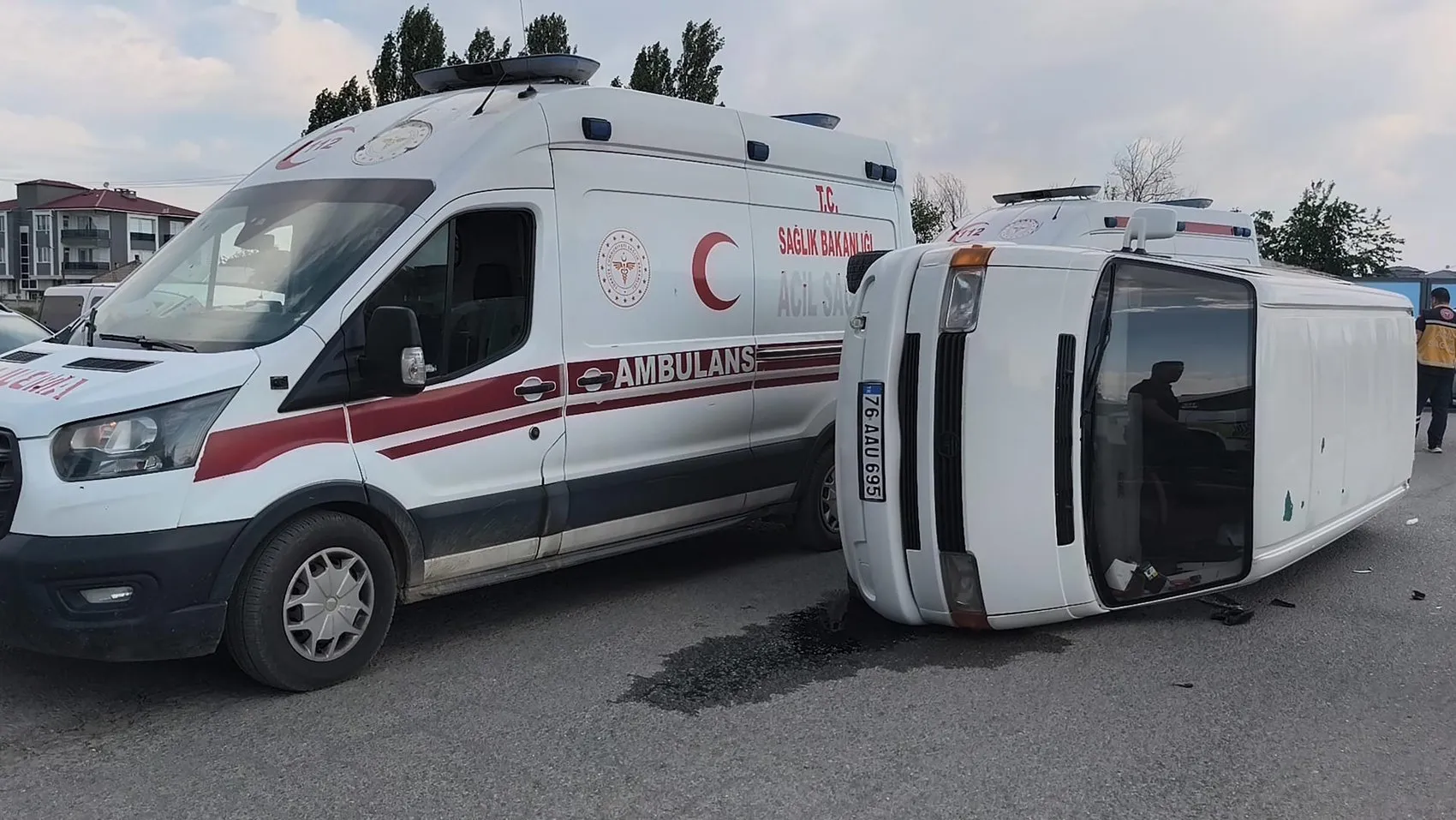 Iğdır'da sabah trafiğinde kaza